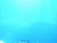 31 Scheepswrak.jpg: Op 25 meter diepte ligt vlak voor de haven van Puerto del Carmen een scheepswrak wat daar speciaal voor duik-instructies is afgezonken.  